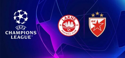 Crvena zvezda deklasirala Larne i jednom nogom zakoračila u narednu rundu Lige šampiona